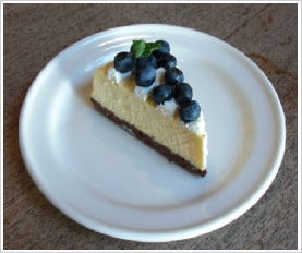 ブルーベリーチーズケーキ